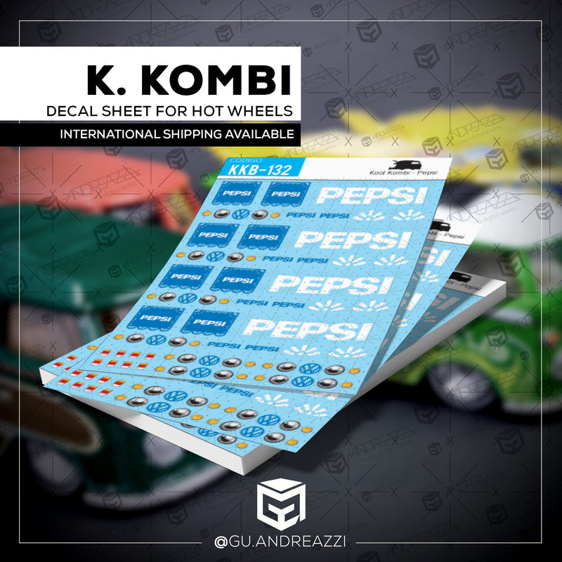 KKB132 - Kool Kombi Pepsi - Decal 1/64