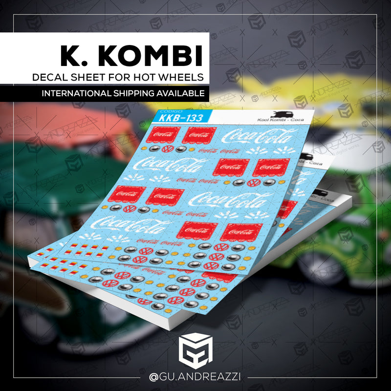 KKB133 - Kool Kombi Coca - Decal 1/64