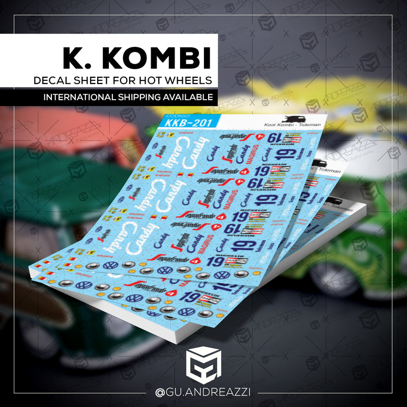 KKB201 - Kool Kombi F1 Toleman - Decal 1/64