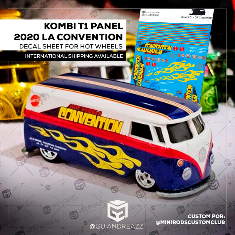 KBT005 - Kombi T1 '20 LA Convention - Decal 1/64