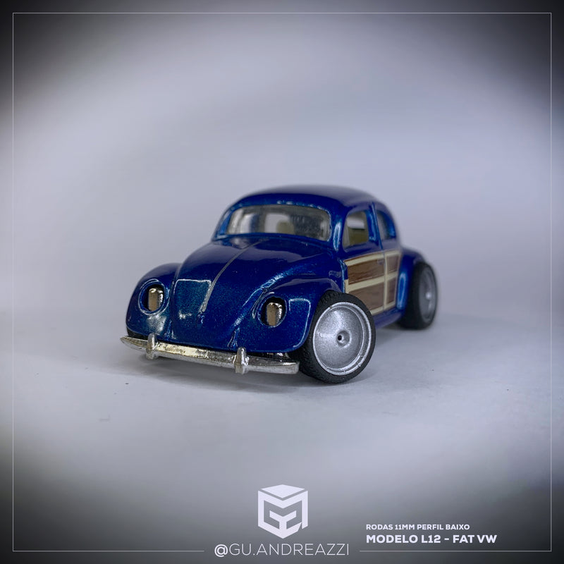 L12 - Fat VW - Rodas 3D  para 1/64