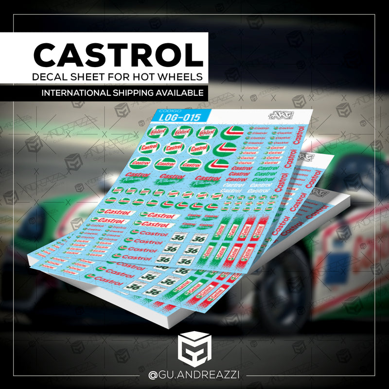 LOG015 - Castrol - Decal 1/64