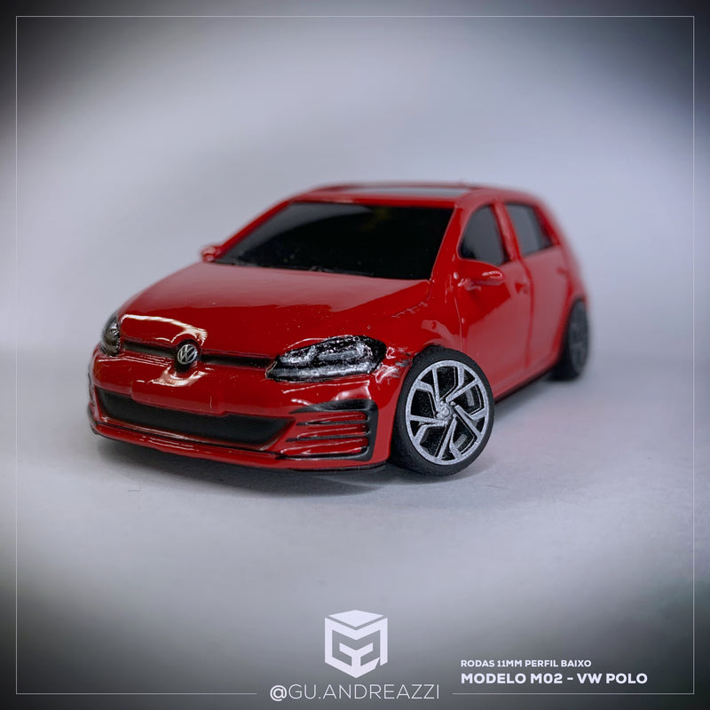 M02 - VW Polo - Rodas 3D  para 1/64