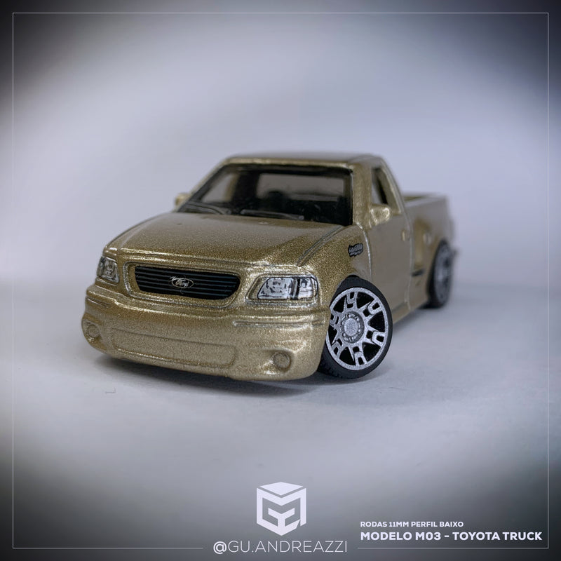 M03 - Toyota Truck - Rodas 3D  para 1/64