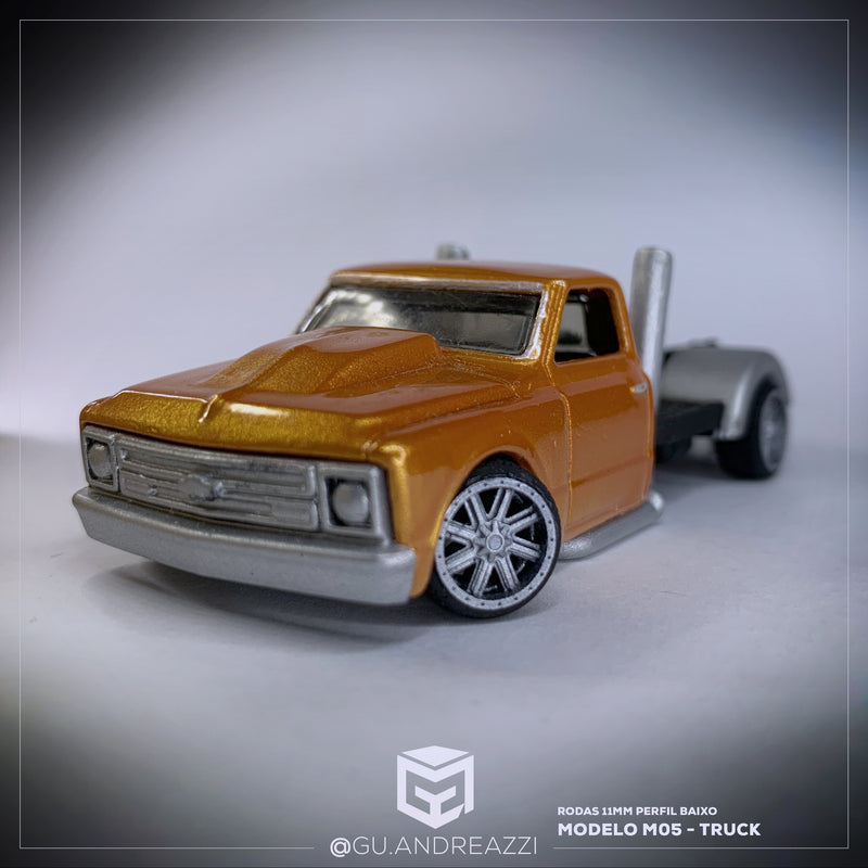 M05 - Truck - Rodas 3D  para 1/64