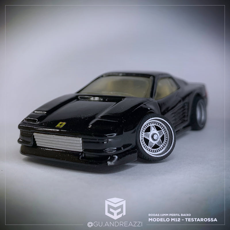 M12 - Testarossa - Rodas 3D  para 1/64