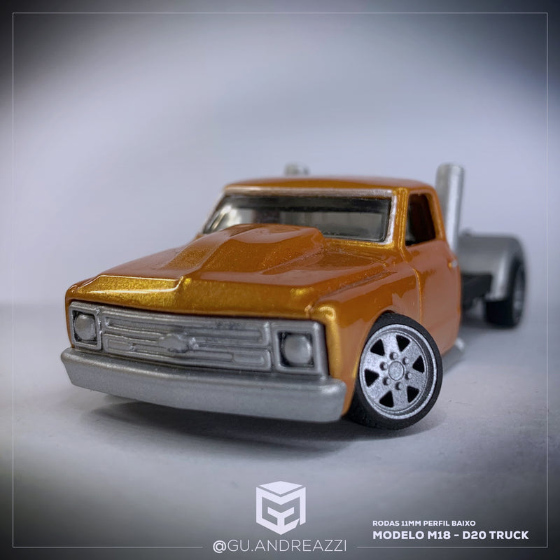 M18 - D-20 Truck - Rodas 3D  para 1/64