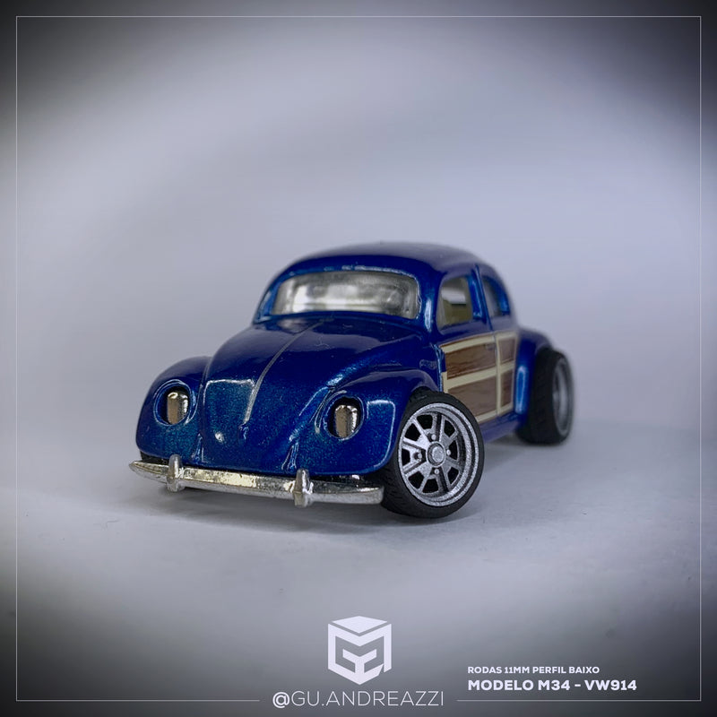 M34 - VW 914 - Rodas 3D  para 1/64