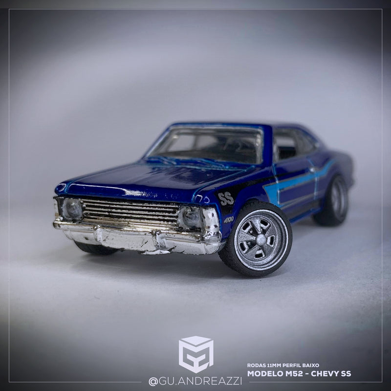 M52 - Chevy SS - Rodas 3D  para 1/64