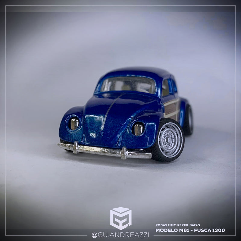 M61 - Fusca 1300 - Rodas 3D para 1/64