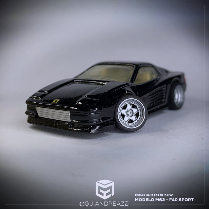 M62 - F40 Sport - Rodas 3D para 1/64