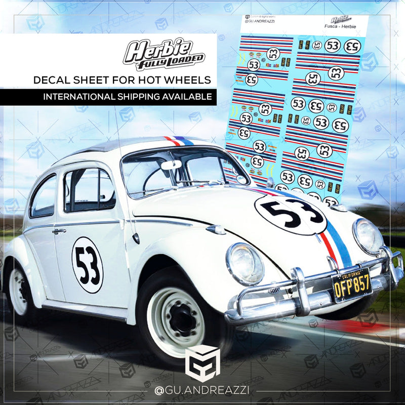 MOV104 - Fusca Herbie - Decal 1/64