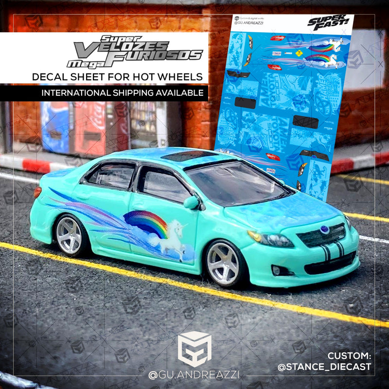 MOV107 - Corolla Superfast - Decal 1/64