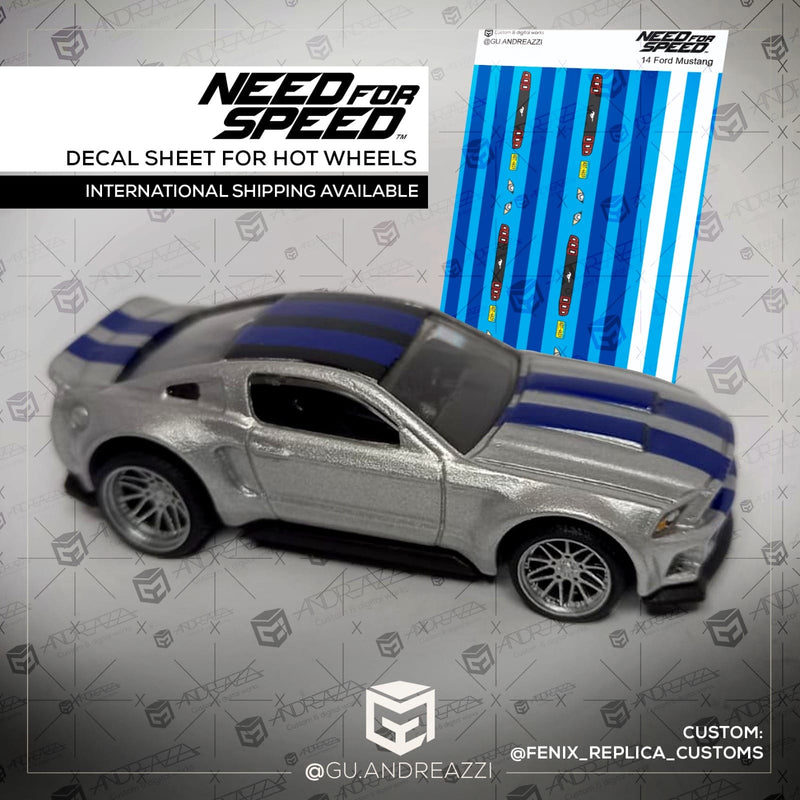 MOV108 - Mustang NFS (2014) - Decal 1/64