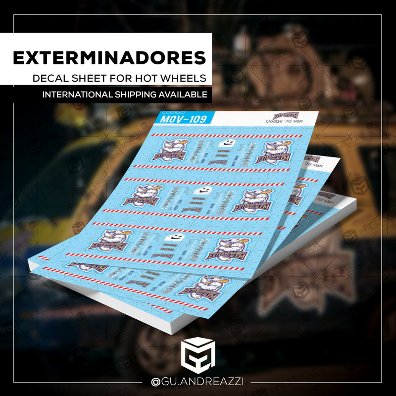 MOV109 - Exterminadores do Além - Decal 1/64