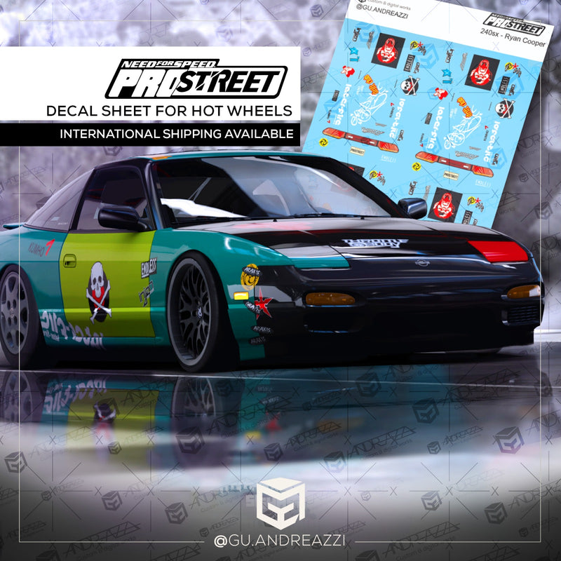 NFS502 - 240SX Ryan Cooper NFSPS - Decal 1/64