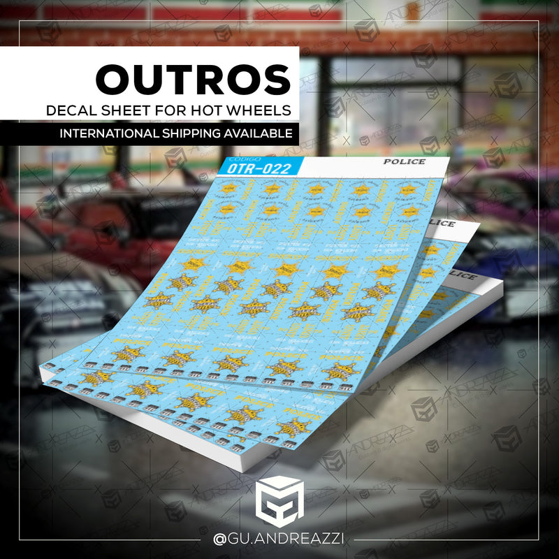 OTR022 - Sheriff - Decal 1/64