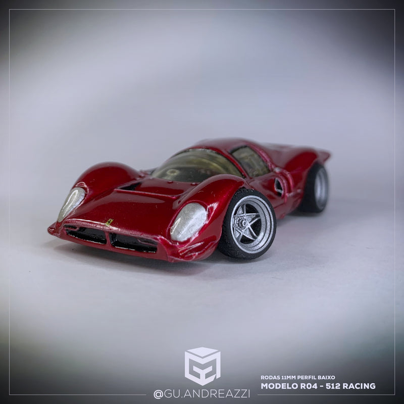 R04 - 512 Racing - Rodas 3D  para 1/64