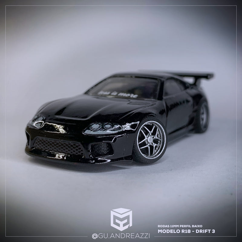 R18 - Drift 3 - Rodas 3D  para 1/64