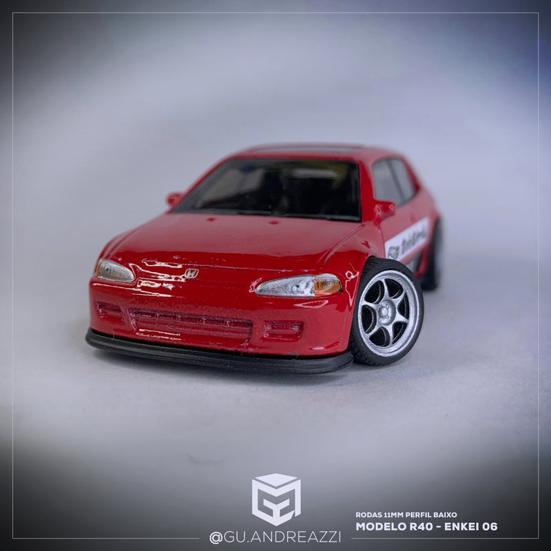 R40 - Enkei 06 - Rodas 3D para 1/64