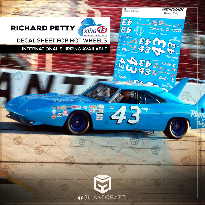 RCN202 - Superbird Richard Petty - Decal 1/64