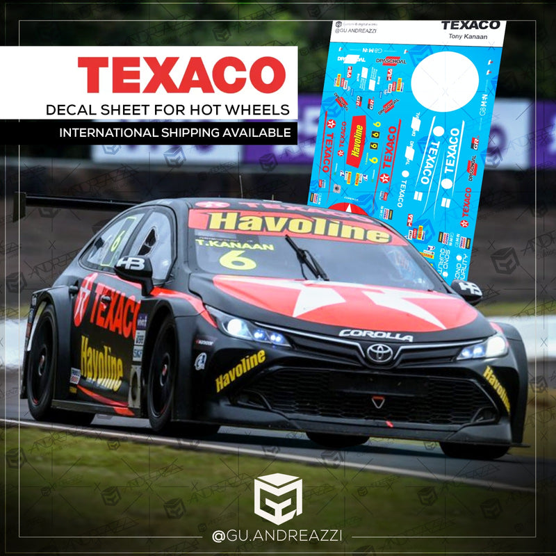 RCN203 - Tony Kanaan's Texaco - Decal 1/64