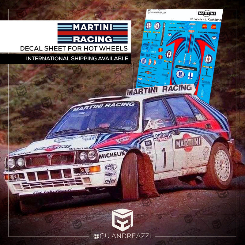 RCN305 - Lancia Delta Martini - Decal 1/64