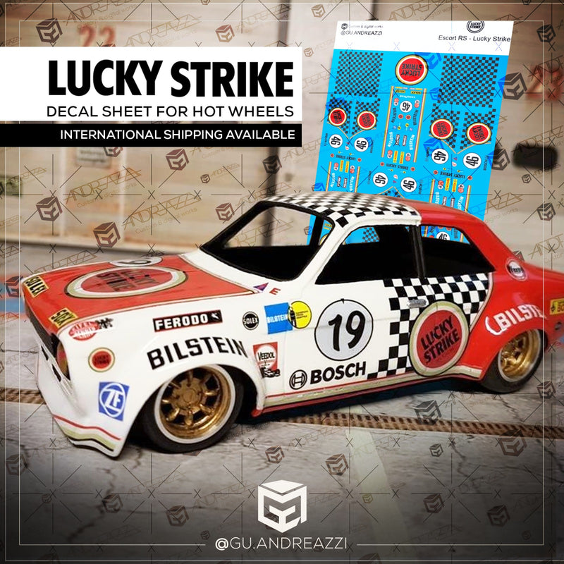 RCN510 - Escort RS Lucky Strike - Decal 1/64