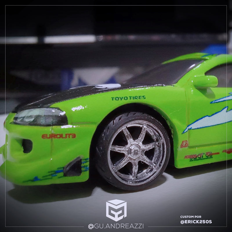 F23 - Fast Eclipse - Rodas 3D  para 1/64