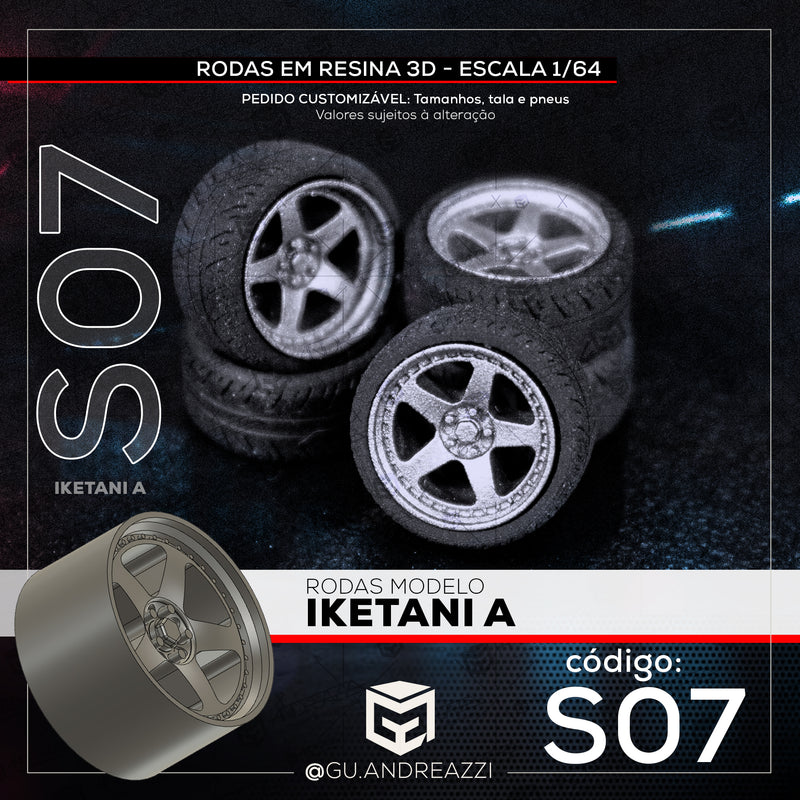 S07 - Iketani A - Rodas 3D  para 1/64