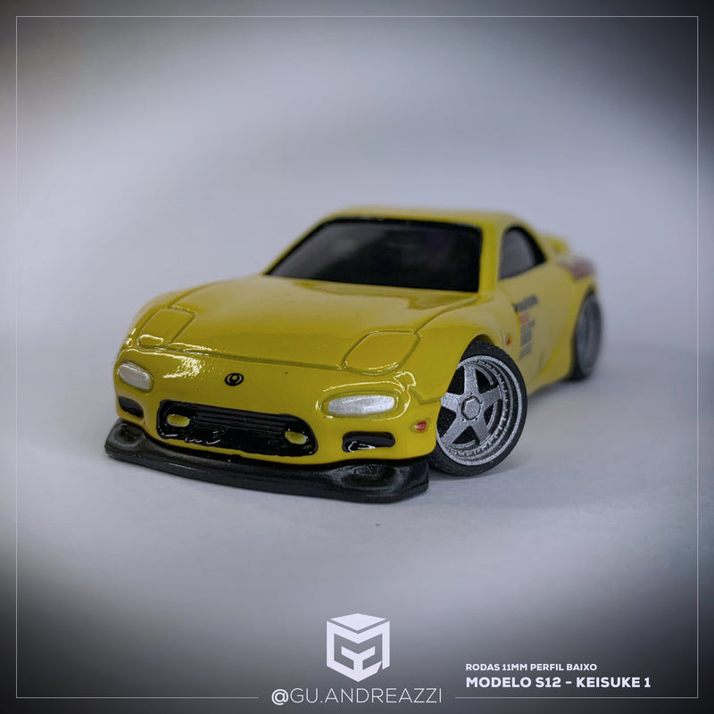 S12 - Keisuke 1 - Rodas 3D  para 1/64