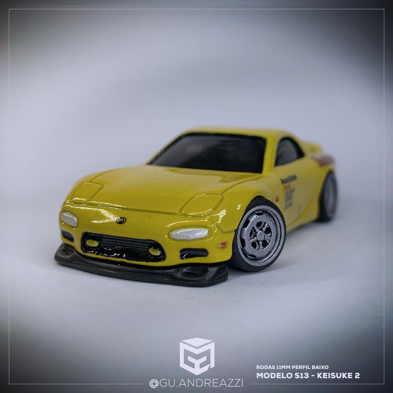 S13 - Keisuke 2 - Rodas 3D  para 1/64