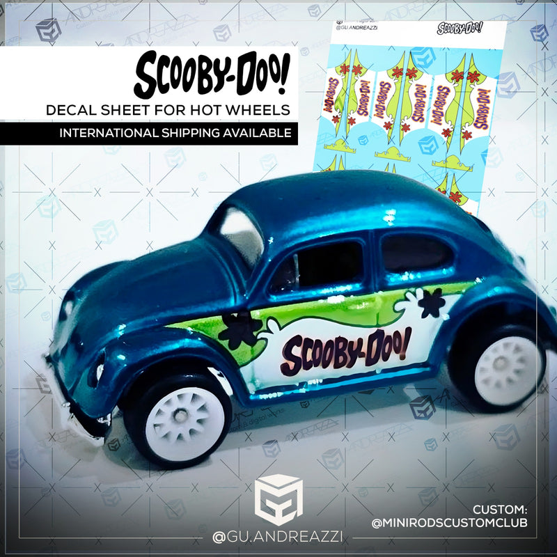 VWB008 - Fusca Scooby - Decal 1/64