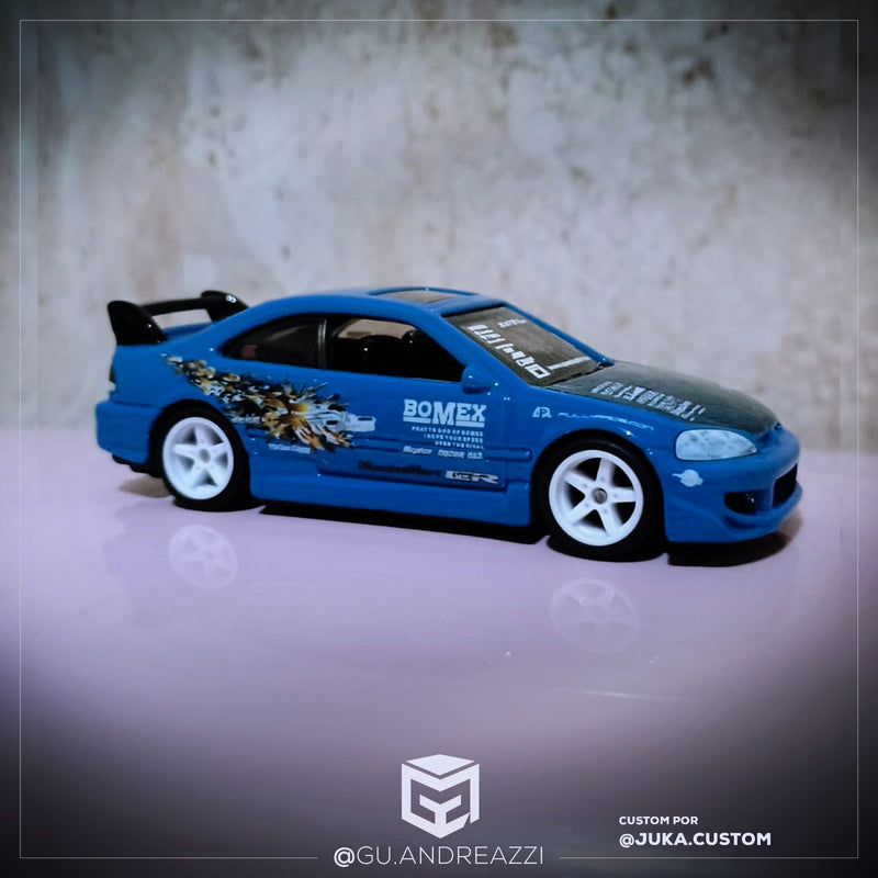 FAF200 - Honda Civic Bomex + Velozes + Furiosos - Decal 1/64