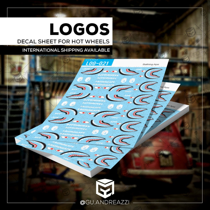 LOG021 - Bape - Decal 1/64