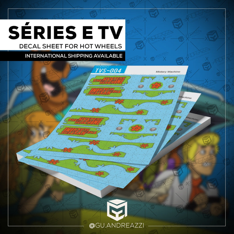 TVS004 - Mistery Machine - Decal 1/64