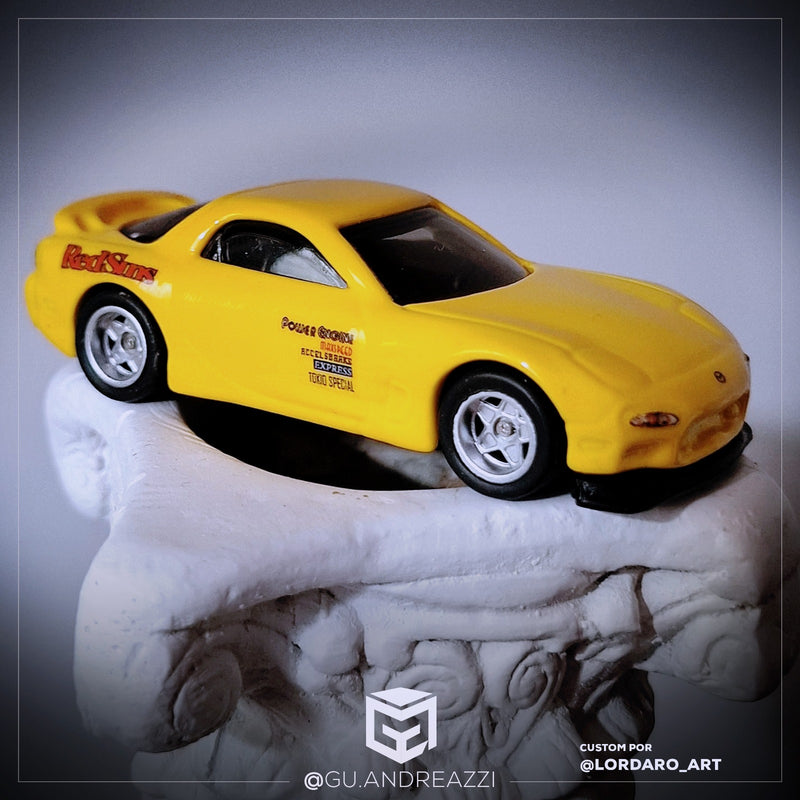 IND004 - Rx-7 Initial D Keisuke - Decal 1/64