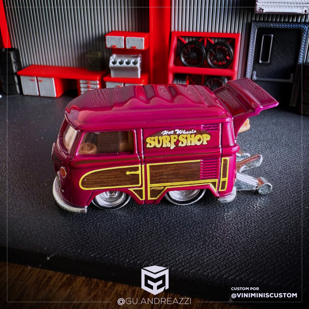 KKB003 - Kool Kombi STH Surf Shop - Decal 1/64 - Andreazzi Custom