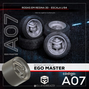 A07 - Egomaster - Rodas 3D  para 1/64