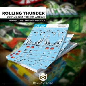 ACC022 - Rolling Thunder - Diecast - Decal 1/64