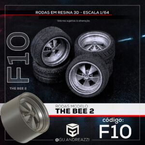 F10 - Bumblebee - Rodas 3D  para 1/64