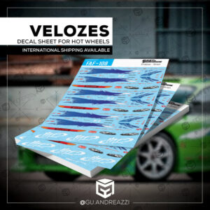 FAF108 - Mitsubishi Eclipse Velozes e Furiosos - Decal 1/64