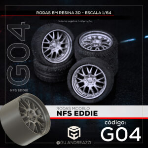 G04 - U1 Eddie - Rodas 3D para 1/64