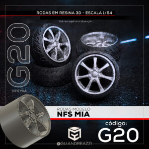 G20 - NFS Mia - Rodas 3D  para 1/64