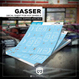 GAS003 - Gasser Jack Daniel's - Decal 1/64