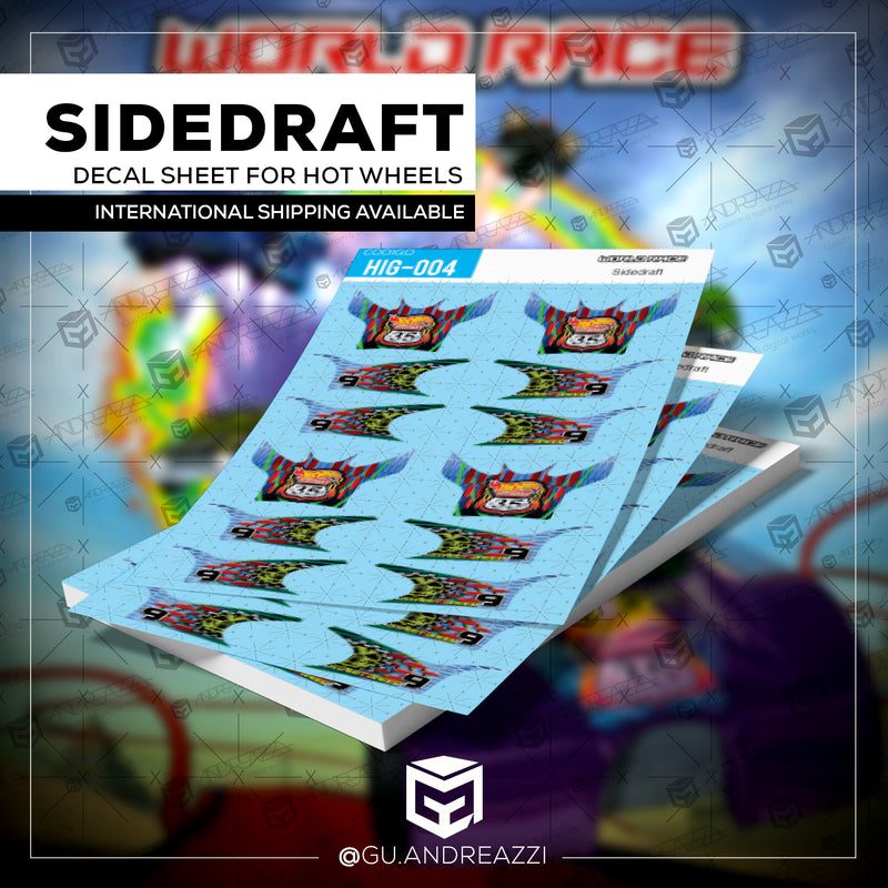 HIG004- Via 35 Sidedraft - Decal 1/64 - Andreazzi Custom Works