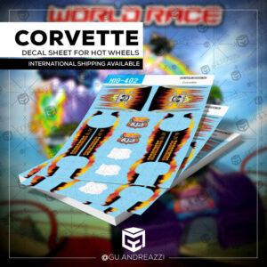 HIG402 - Via 35 Corvette Split Window - Decal 1/64