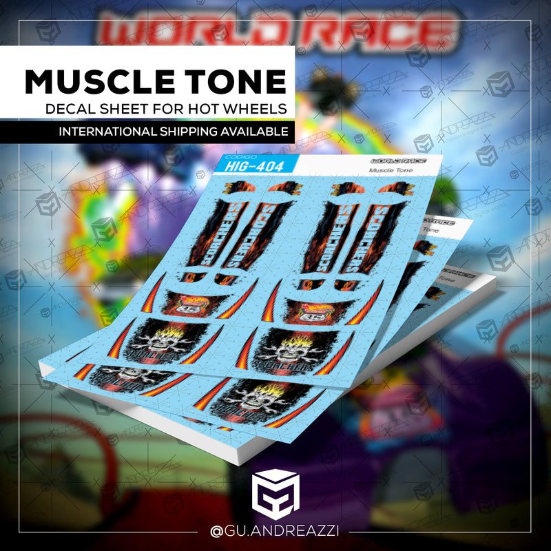 HIG404 - Via 35 Muscle Tone - Decal 1/64 - Andreazzi Custom Works