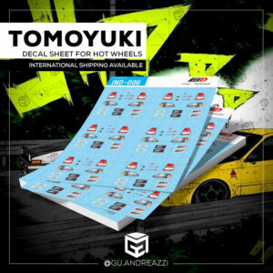 IND006 - Civic Initial D Tomoyuki - Decal 1/64