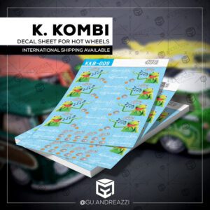 KKB009 - Kool Kombi Kermit the frog - Decal 1/64